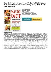Ketogenic Diet Meal Plan Sample